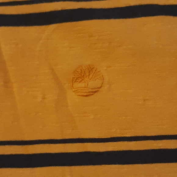 Striped Timberland golf hiking outdoors polo shirt - Picture 2 of 4